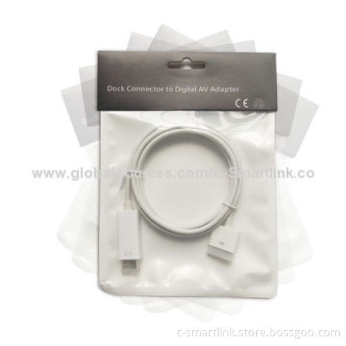 HDMI® Male Cable for iPhone 4 and 4S, iPad 2, iPad, iPad to HDMI Male 1.8m